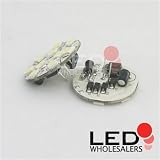 Disc Type G4 Base Rear Pin 10 SMD LED, 10 Watt Holagen 160 Lumen Bulb Replacemnt for Rv Camper Trailer Boat Marine Bright White, 1110WH