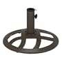 Astonica 50108000 Earth Brown Cross Weave Cast Iron Umbrella Base