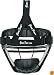 Markwort Game Face Sports Safety Mask, Black, Medium
