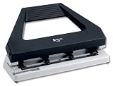 Rexel 420 Adjustable Punch Expandable with 4 Dies Capacity 30x 80gsm Black and Grey Ref 08909