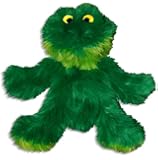 KONG Sitting Frog Dog Toy, Small, Green