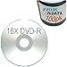 Ritek RiData 16X DVD-R silver matte in cake box - 100 Pack