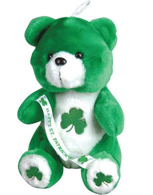 Happy St Patricks Day Saint Patty's Irish Teddy Bear
