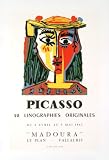 28 Linographies Originales By Pablo Picasso. Size: 26.75 x 17.25 Inches. Rare Art Print