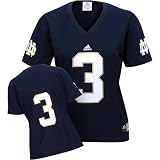 adidas Notre Dame Fighting Irish Replica Wmns Jersey Navy #3