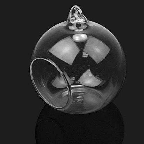 Romantic Glass Hanging Candle Holder Wedding Dinner Decor Glass Terrarium