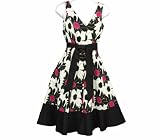 Nine West Petite Print Dress with Band