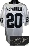 Darren McFadden signed Oakland Raiders White Wilson Jersey- McFadden Hologram