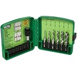 Greenlee DTAPKITM M3-M10 6-Piece Combination Drill and Tap Set