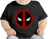 Deadpool Logo Belt オーガニックベビーTシャツ 12 - 18 Months