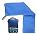 TowelLab Large Microfiber Travel Towel, Sports Fitness Light Fast Dry Absorbent Towel, Great for Survival Kits - Includes Zip Bag & Hook