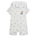 Classic Pooh Infants' Terry Romper- White w/Multi Dots