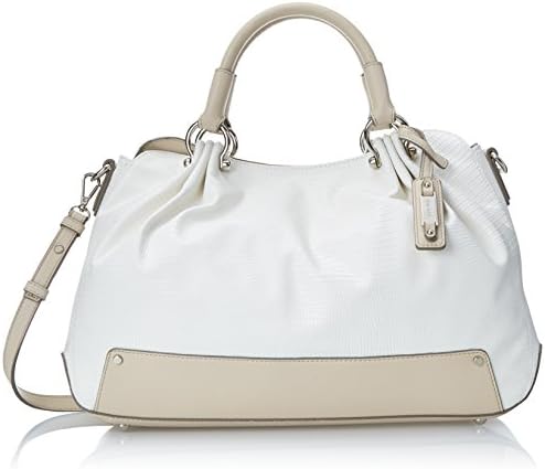 Nine West Fresh Folds Satchel Top Handle Bag, Snow Petal, One Size