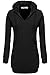 Meaneor Women's Long Sleeve Raglan Crewneck Tunic Sweatshirt String Hoodie