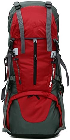Large-capacity Professional Outdoor Backpack Waterproof Mountaineering Bag Travel Sports Backpack , red