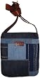 Women's Lucky Brand Jeans Purse Handbag Crossbody Mission Patchwork Denim
