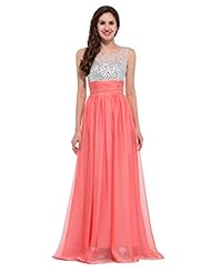 Cocktail Floor Length Acrylic/Chiffon/Satin Beaded  Sequined Fitted Scoop Neck Sleeveless Empire   Waistline Evening Dress/Homecoming Dress/Bridesmaid Dress/Pageant Dress/Prom Dress/Party Dress/Weddin