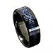 QUEENWISH 8mm Blue Black Celtic Dragon Tungsten Carbide Ring Wedding Band Size 10.5