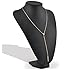 Rana Jabero Long Gold Lariat Y-Necklace Chain Bar Necklace - Plated