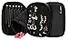WODISON Zipper Carry-on Travel Jewelry Case Organizer with Removable Pouch