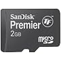 2GB Microsd Premier 10MB Speed with Sd Adapter & Jewel Case