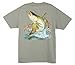 Guy Harvey Snook Mangrove 2 T-Shirt - Stonewashed Green - Large