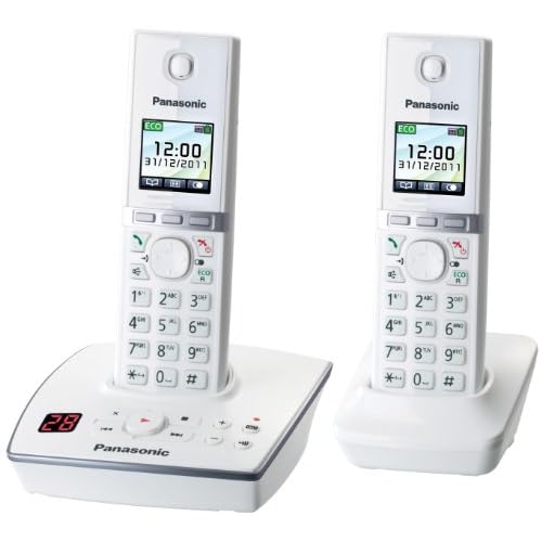 Comparer PANASONIC KXTG8062GW BLANC DUO  