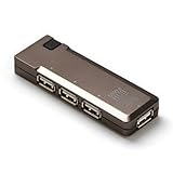 シグマAPO 3+1離れ技ポート搭載USBハブ4ポート メタルフィニッシュ HBHE4MF