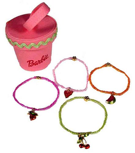 41iJbTRnQ0L Barbie Stretch Charm Bracelet Bundle in Keepsake Box