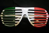Italy flag shutter shades style Italia sunglasses