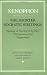 The Shorter Socratic Writings: "Apology of Socrates to the Jury",  "Oeconomicus" and "Symposium" (Agora Editions)