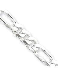 Sterling Silver 5.25mm Figaro Chain 22 Inches