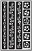 Over'nOver Reusable Stencils Flower Borders