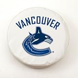 Vancouver Canucks NHL Tire Cover White Size: C - 31.25 x 12 Inch