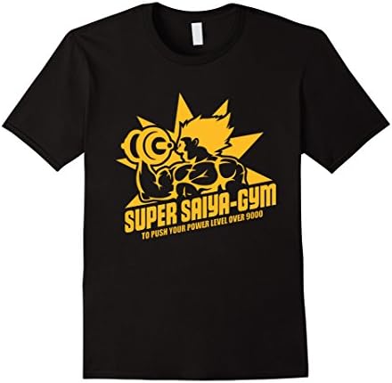 Men's Super Sa*ya-Gym To Push Your Power Level Over 9000 XL Black