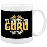 Produkt-Bild: Tv Watching GURU Hobbies Tasse (Schwarz, Keramik, 325 ml)