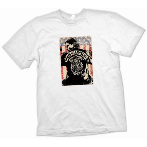 T-Shirt - Sons Of Anarchy - Biker Gang - TV Poster 