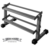 EF Fitness 3' Two Tier Dumbbell Weight Rack EF-3106