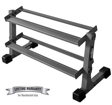 EF Fitness 3' Two Tier Dumbbell Weight Rack EF-3106