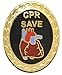 CPR Save Award pin with Anatomical Heart - 10 pack - Boxed