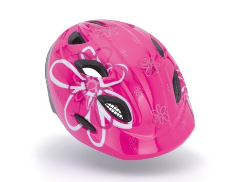 MET Kinder Helm Genio, pink-Blumen, 52-57cm Preisvergleich
