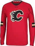 NHL Calgary Flames Men's Edge Long Sleeve Jersey Tee