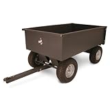 Precision Products 17-Cubic Foot Front-Wheel Steering Trailer Cart #LC1900GY by Precision Products