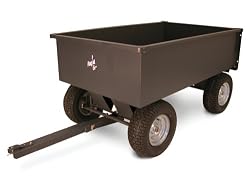 Precision Products 17-Cubic Foot Front-Wheel Steering Trailer Cart LC1900GY