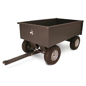 Precision Products 17-Cubic Foot Front-Wheel Steering Trailer Cart #LC1900GY by Precision Products