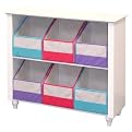 RiverRidge&reg; Kids Bookcase with 6 Storage Bins - White