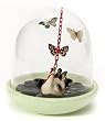 Black Lens Necklace with Swan Girl Environment