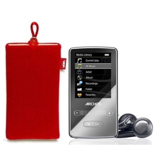 Premium Slim Red Super MP3 Player