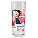 Vandor 10012 Betty Boop 4 pc 10 oz Glass Set, Multicolor