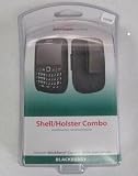 BLACKBERRY VERIZON CURVE 8530 SNAP ON SHELL/HOLSTER/BELT CLIP COMBO